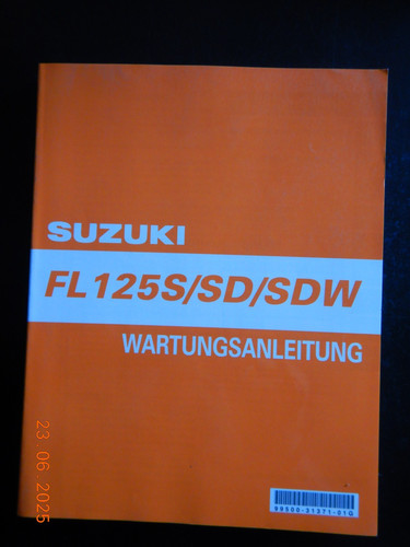 Wartungsanleitung suzuki fl125 - wartungsanleitung,