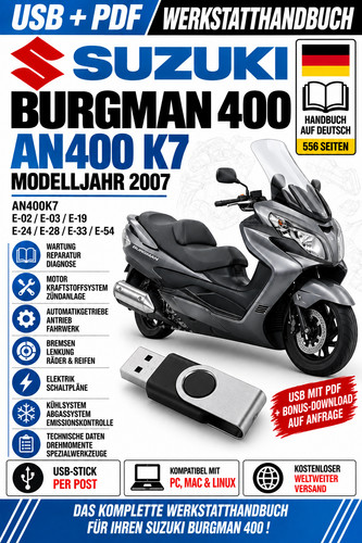 Suzuki burgman 400 an400 - /,